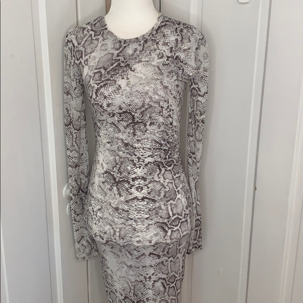 LEITH•SNAKE PRINT•DRESS